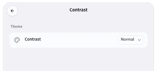 The Contrast page.